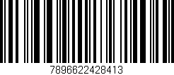 Código de barras (EAN, GTIN, SKU, ISBN): '7896622428413'