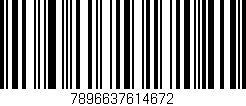 Código de barras (EAN, GTIN, SKU, ISBN): '7896637614672'
