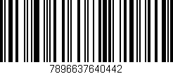 Código de barras (EAN, GTIN, SKU, ISBN): '7896637640442'