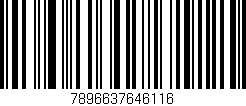 Código de barras (EAN, GTIN, SKU, ISBN): '7896637646116'
