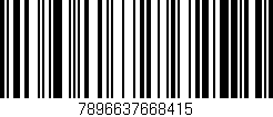 Código de barras (EAN, GTIN, SKU, ISBN): '7896637668415'