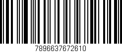 Código de barras (EAN, GTIN, SKU, ISBN): '7896637672610'