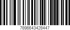 Código de barras (EAN, GTIN, SKU, ISBN): '7896643428447'