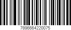 Código de barras (EAN, GTIN, SKU, ISBN): '7896664220075'