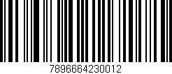 Código de barras (EAN, GTIN, SKU, ISBN): '7896664230012'