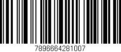 Código de barras (EAN, GTIN, SKU, ISBN): '7896664281007'