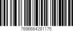 Código de barras (EAN, GTIN, SKU, ISBN): '7896664281175'