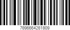 Código de barras (EAN, GTIN, SKU, ISBN): '7896664281809'