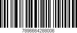 Código de barras (EAN, GTIN, SKU, ISBN): '7896664288006'