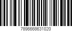 Código de barras (EAN, GTIN, SKU, ISBN): '7896668631020'