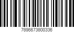 Código de barras (EAN, GTIN, SKU, ISBN): '7896673800336'