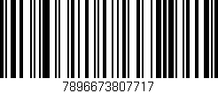 Código de barras (EAN, GTIN, SKU, ISBN): '7896673807717'