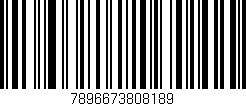 Código de barras (EAN, GTIN, SKU, ISBN): '7896673808189'