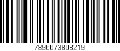 Código de barras (EAN, GTIN, SKU, ISBN): '7896673808219'