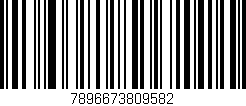 Código de barras (EAN, GTIN, SKU, ISBN): '7896673809582'