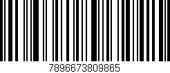 Código de barras (EAN, GTIN, SKU, ISBN): '7896673809865'