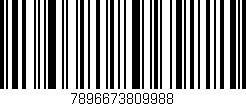 Código de barras (EAN, GTIN, SKU, ISBN): '7896673809988'
