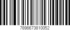 Código de barras (EAN, GTIN, SKU, ISBN): '7896673810052'