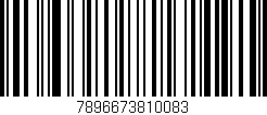 Código de barras (EAN, GTIN, SKU, ISBN): '7896673810083'