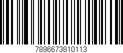 Código de barras (EAN, GTIN, SKU, ISBN): '7896673810113'