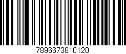 Código de barras (EAN, GTIN, SKU, ISBN): '7896673810120'