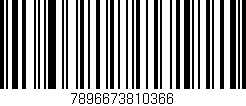 Código de barras (EAN, GTIN, SKU, ISBN): '7896673810366'