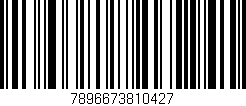 Código de barras (EAN, GTIN, SKU, ISBN): '7896673810427'