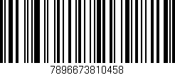 Código de barras (EAN, GTIN, SKU, ISBN): '7896673810458'