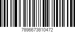 Código de barras (EAN, GTIN, SKU, ISBN): '7896673810472'