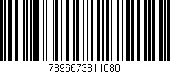 Código de barras (EAN, GTIN, SKU, ISBN): '7896673811080'