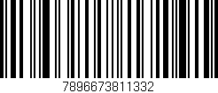 Código de barras (EAN, GTIN, SKU, ISBN): '7896673811332'