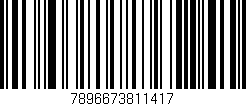 Código de barras (EAN, GTIN, SKU, ISBN): '7896673811417'