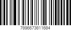 Código de barras (EAN, GTIN, SKU, ISBN): '7896673811684'