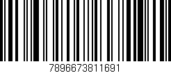 Código de barras (EAN, GTIN, SKU, ISBN): '7896673811691'