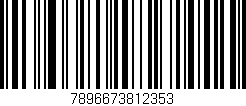 Código de barras (EAN, GTIN, SKU, ISBN): '7896673812353'