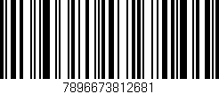 Código de barras (EAN, GTIN, SKU, ISBN): '7896673812681'