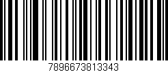 Código de barras (EAN, GTIN, SKU, ISBN): '7896673813343'