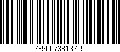Código de barras (EAN, GTIN, SKU, ISBN): '7896673813725'