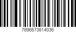 Código de barras (EAN, GTIN, SKU, ISBN): '7896673814036'