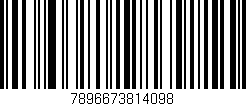 Código de barras (EAN, GTIN, SKU, ISBN): '7896673814098'