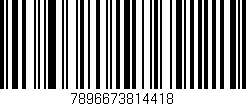 Código de barras (EAN, GTIN, SKU, ISBN): '7896673814418'