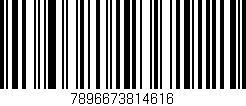 Código de barras (EAN, GTIN, SKU, ISBN): '7896673814616'
