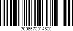 Código de barras (EAN, GTIN, SKU, ISBN): '7896673814630'