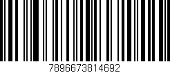 Código de barras (EAN, GTIN, SKU, ISBN): '7896673814692'