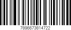 Código de barras (EAN, GTIN, SKU, ISBN): '7896673814722'
