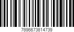 Código de barras (EAN, GTIN, SKU, ISBN): '7896673814739'