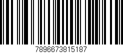 Código de barras (EAN, GTIN, SKU, ISBN): '7896673815187'