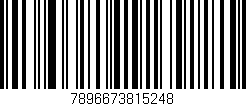 Código de barras (EAN, GTIN, SKU, ISBN): '7896673815248'