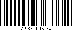Código de barras (EAN, GTIN, SKU, ISBN): '7896673815354'
