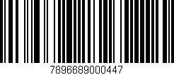 Código de barras (EAN, GTIN, SKU, ISBN): '7896689000447'